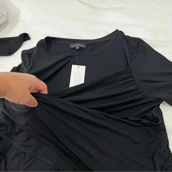 Eloquii Blouse Draped Front 22/24 - Picture 4 of 9